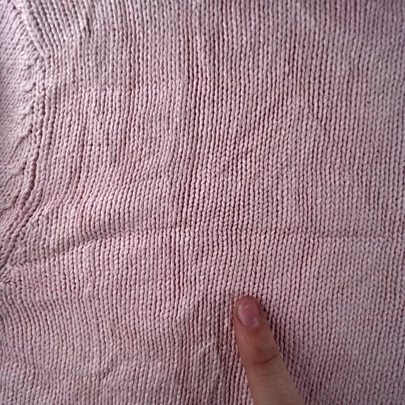 Lauren Ralph Lauren Women’s Sweater Pink Long Sleeve Turtleneck Cotton Large - Picture 13 of 16